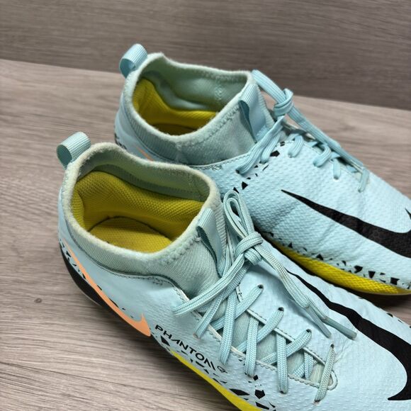Nike Soccer Cleats Phantom GT2 Club MG Glacier Ice Yellow Strike Youth Size 4 - Picture 11 of 12
